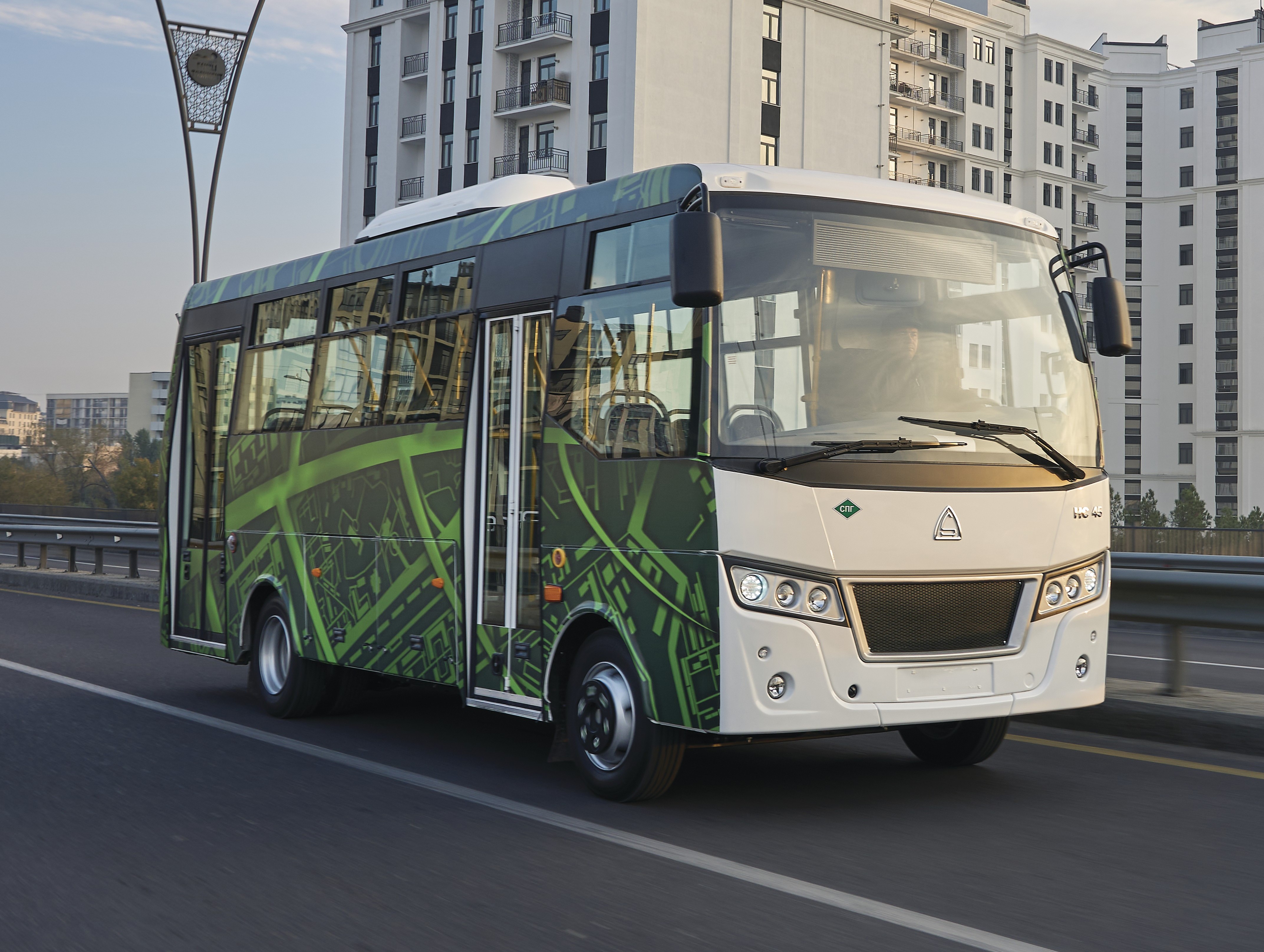 Автобус SAZ HC45 (CNG) с доступной средой
