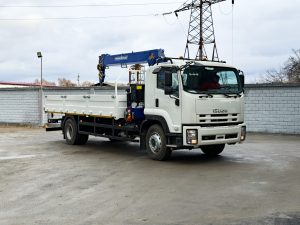 ISUZU FVR34Q Кран манипулятор