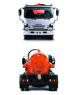 ISUZU NPR82L (CNG) Ассенизационная цистерна
